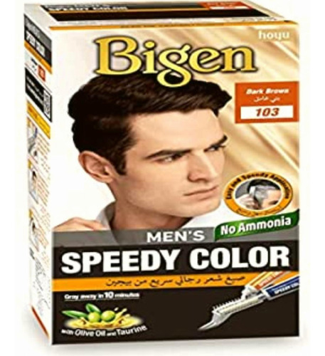 Bigen 103 Tinte Para Caballero, Castaño Oscuro