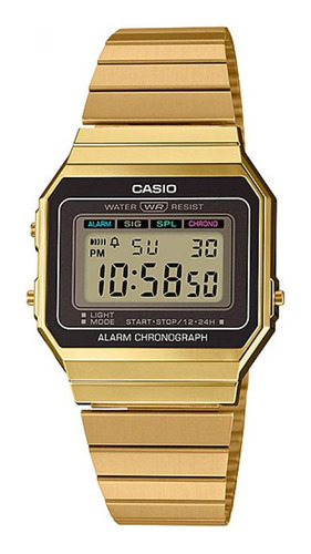 Reloj Para Unisex Casio A700wg A700wg-9adf Dorado