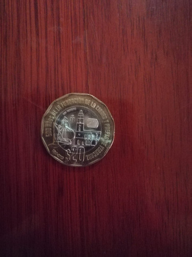 Moneda De 20 Pesos De Veracruz.