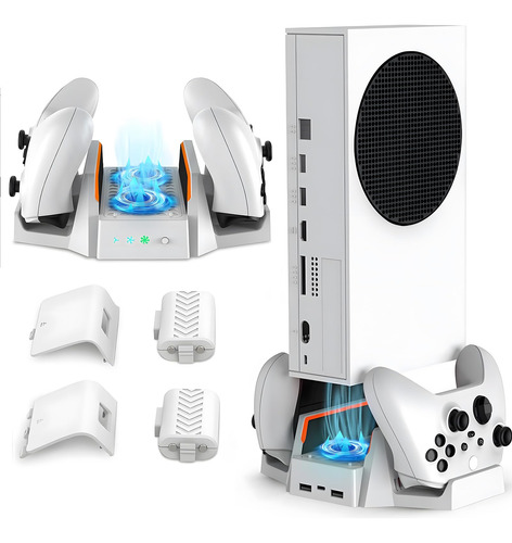 Base Enfriadora Y Recarga Control Compatible Xbox Series X/s