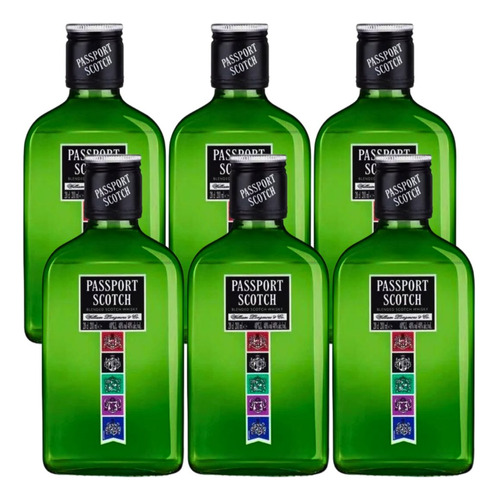 Pack De 6 Whisky Passport 200ml