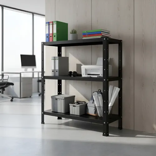 Estante Armario Prateleira De Aco Organizador Multiuso 68cm X 60cm X 28cm 3 Bandejas Resistente