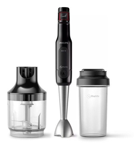 Imagen 5 de 6 de Minipimer Philips Hr2625 600w Acero Inox Vaso + Picador