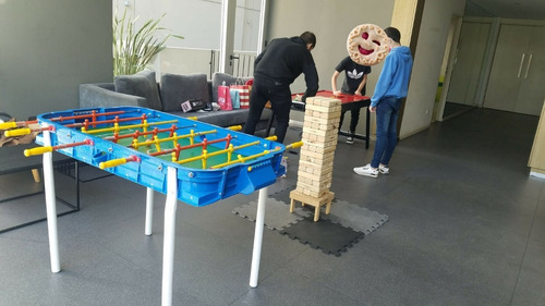 Imagen 9 de 11 de Alquiler Metegol Tejo De Aire Pool Jenga Gigante Sapo Dardos