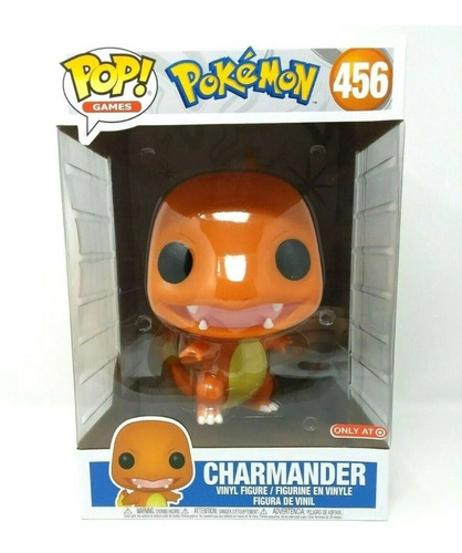 Funko Pop Pokemon Charmander #456 Exclusivo De 10 Pulgadas