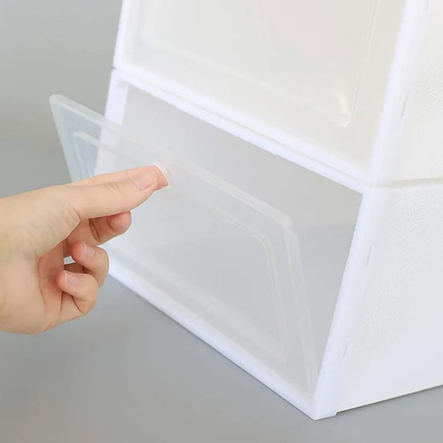 Imagen 7 de 10 de Caja Para Zapatos 33.4x23x14cm Blanca