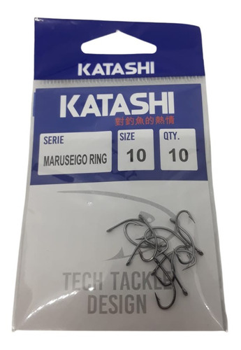 Anzuelos Katashi Maruseigo Ring N10 Paquete X 10 Unidades 