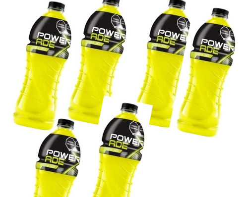 Powerade 6 Pack Presentación 1lt Lima Limon
