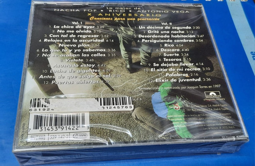 Nacha Pop - X Aniversario Lo Mejor Ant Vega 2cd New Sell Jcd