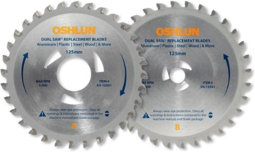 Oshlun Ds-125g1 Reemplazo 2 Conjunto De La Hoja De Sierra Pa