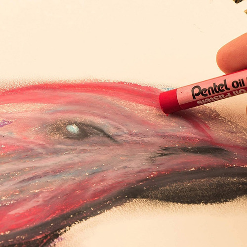 Imagem 5 de 6 de Giz Pastel Oleoso Pentel Arts 36 Cores