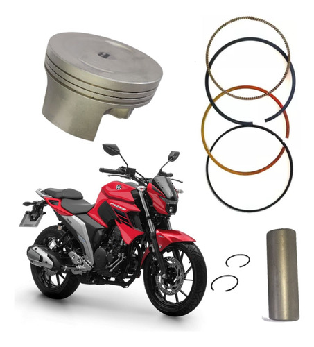 Kit Pistão Anéis Fazer 250 Fz25 2020 2021 2022 2023