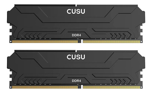 Memória Ram Ddr4 32gb (2x16) Cusu Preto 3200mhz