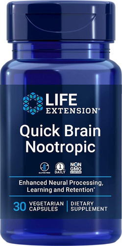 Quick Brain Nootropic Memoria Capacidad De Aprendizaje