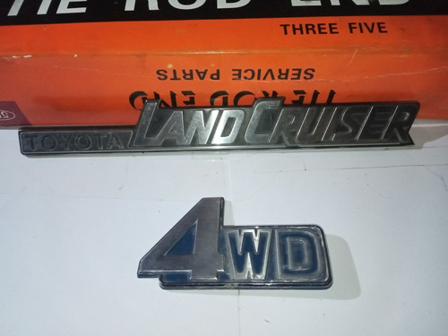 Emblema Landcruiser, 4wd, Logo Toyota