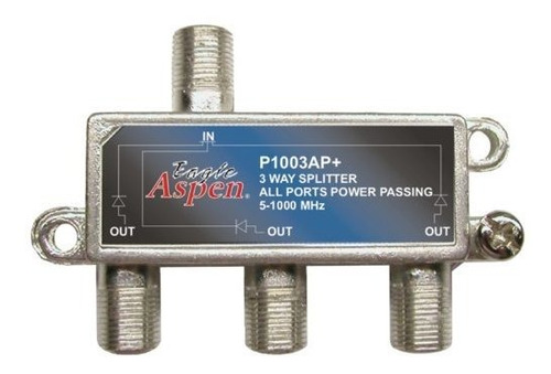 Eagle Aspen 500303 P1003ap + 1000 Mhz Splitter (3 Way)