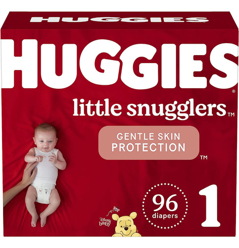 Huggies Little Snugglers Diapers, Tamaño 1