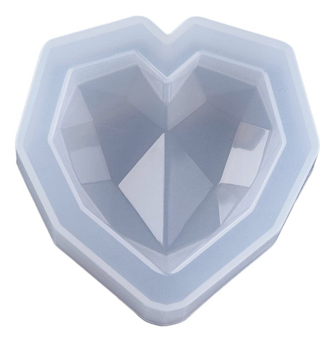Molde Silicona Corazón Diamante 5,5cm
