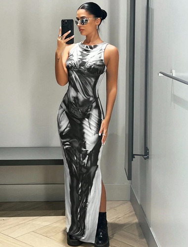 Vestido Importado Body Print