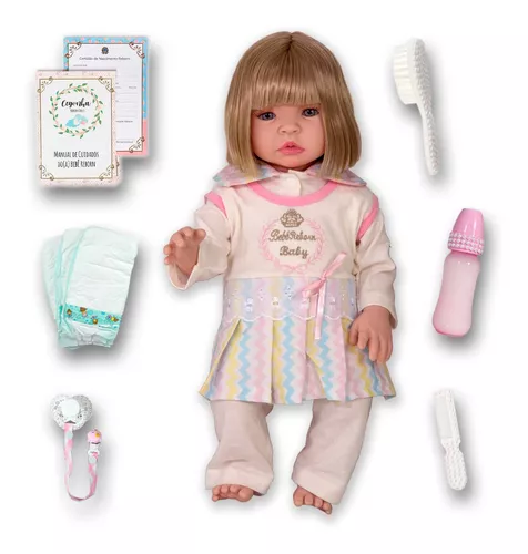 Boneca Bebê Reborn Recem Nascida Baby Dolls Adora Realista