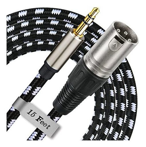 Cable Macho De 0.138 in A Xlr, Adaptador De Cable Equilibrad