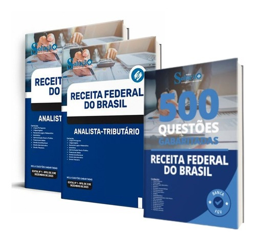 Kit Receita Federal Analista Tributário + 500 Questões