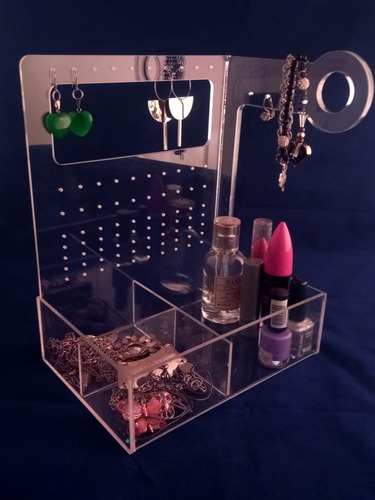 Organizador Bijouterie Pulseras Aros Maquillajes Acrílico.