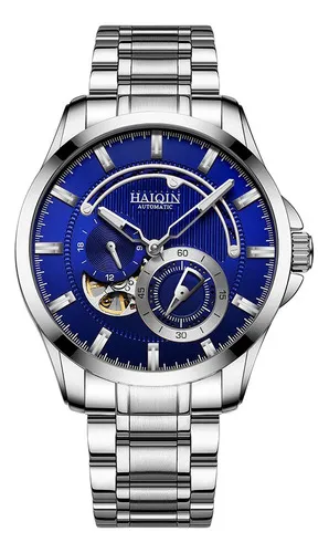 Reloj Haiqin Impermeable Tourbillon Luminous Para Hombre Color Del