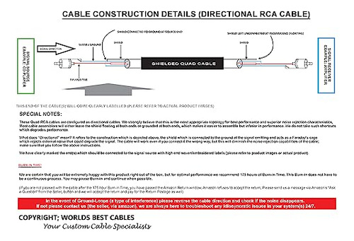Pack De Cable Subwoofer 100ft - Calidad Superior Y Conectore