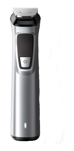 Imagen 1 de 3 de Máquina afeitadora y cortadora de pelo Philips Series 7000 MG7736 negra y plata 100V/240V