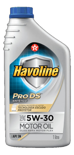Oleo Motor Havoline Texaco 5w30 Pro Ds Sintetico 1 Litro