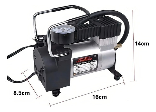 Compresor Metalico Aire 12v Neumatico 150psi - Impowick