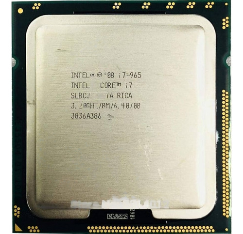 Procesador Intel Core I7 965 4 Núcleos/8 Hilos/3,46/lga1366