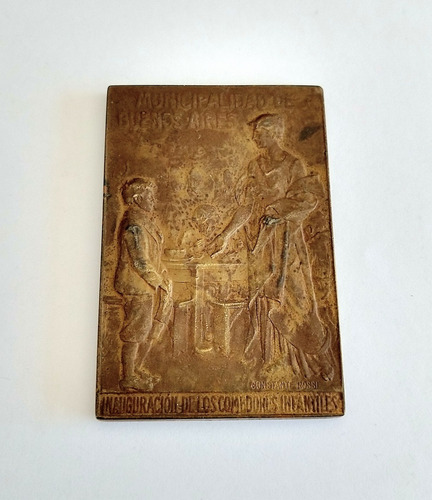 Medalla Colonia Hogar Ricardo Gutierrez 1925 - Vercelli