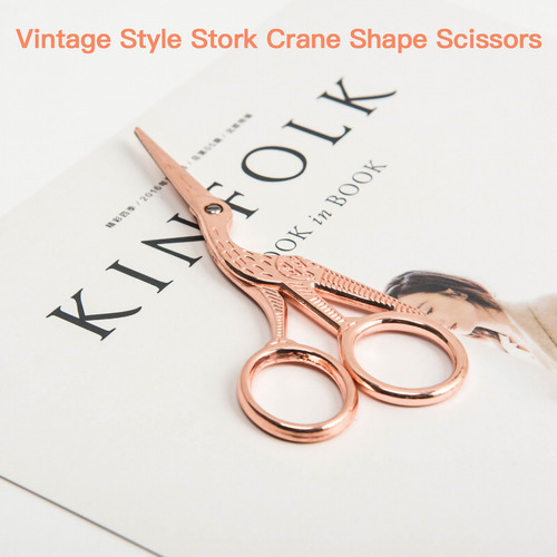 Compatible Tijeras Stork Crane Vintage Para Decoración De