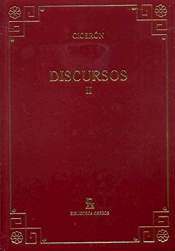 Libro - Discursos Ii Verrinas Segunda Sesion [discursos Iii