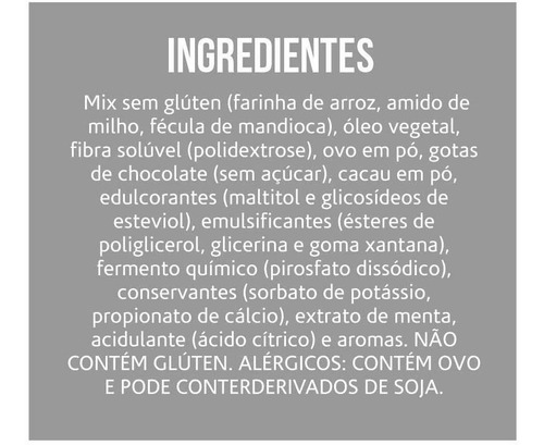 Imagem 6 de 7 de Brownie Belive Chocolate Com Menta Zero 10x40g