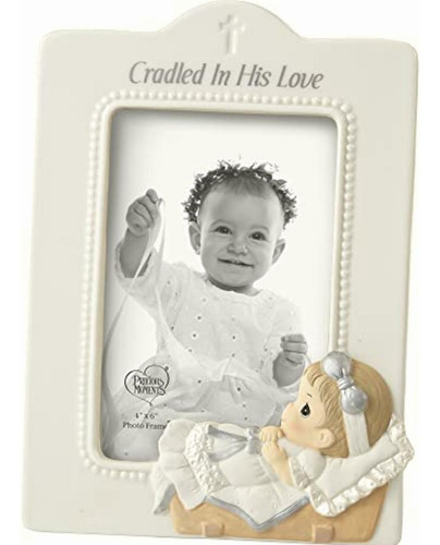 Portarretrato Precious Moments 388554 Baby In Cradle Niña