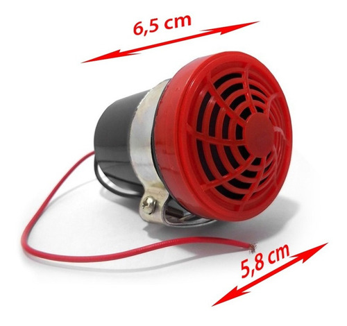 Sirena Alarma Marcha Atras 12v 105db 250ma Auto Camioneta