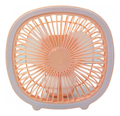 Mini Ventilador Usb Com Luz Led - Ajuste De Marchas Unica