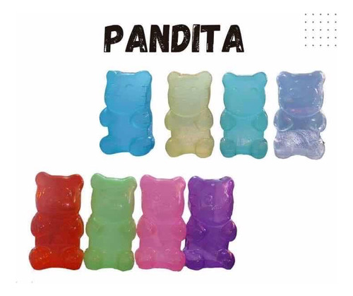 100 Pz Dulceros Pandita Gigante Varios Colores #$65 Mayoreo