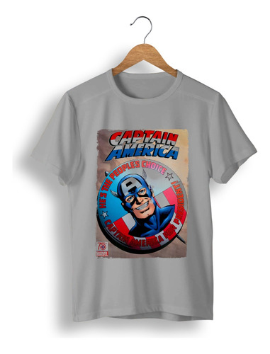 Remera: Captain America 2 Memoestampados