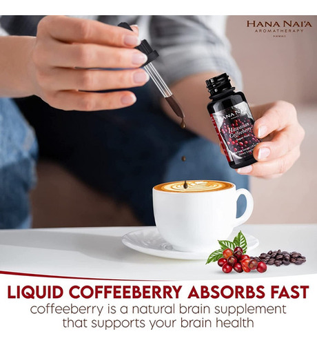 Extracto De Fruta De Café Hana Naia, Refuerzo Cerebral, 30ml