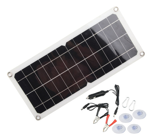 Cargador De Batería De Panel Solar Monocristalino De 10w 12v