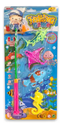 Juego Pesca Magic Para Agua Peces Caña Didáctico Infantil