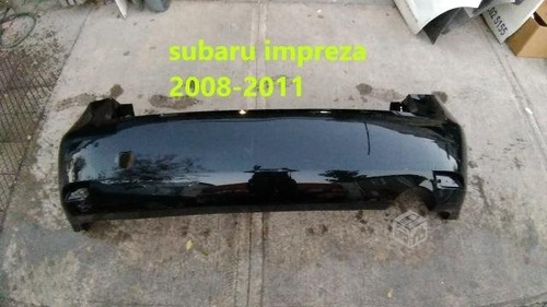 Parachoque Trasero Subaru Impresa Hb Año 2007 Al 2010