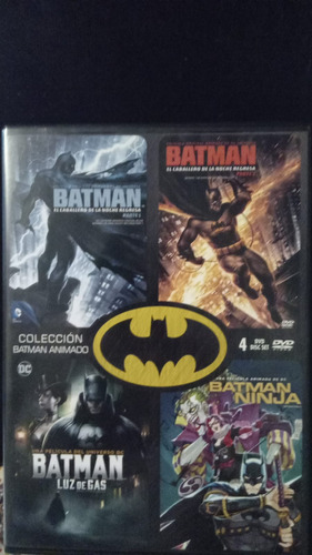 Coleccion Batman Animado X4 Dvd Original Fisico