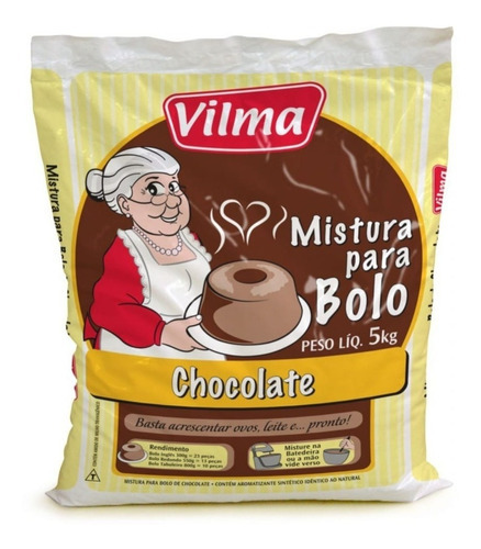 Mistura Pronta Para Bolo 5kg Sabor Chocolate Pronta