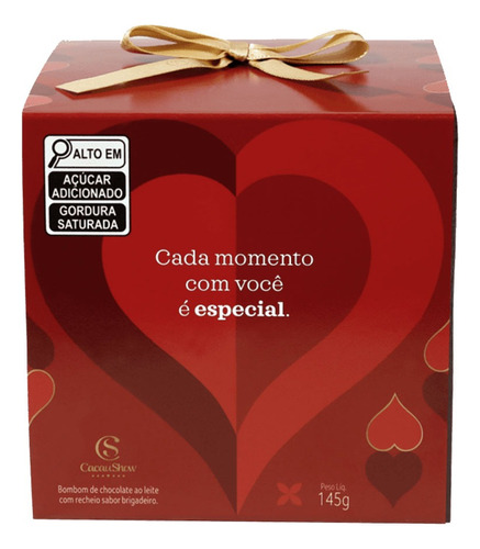 Presente Para O Dia Dos Namorados Cacau Show Cubo Love 145g