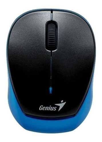 Imagen 1 de 3 de Mouse mini inalámbrico recargable Genius  Micro Traveler 9000R azul